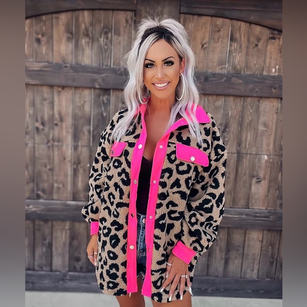 Boutique Avery leopard jacket